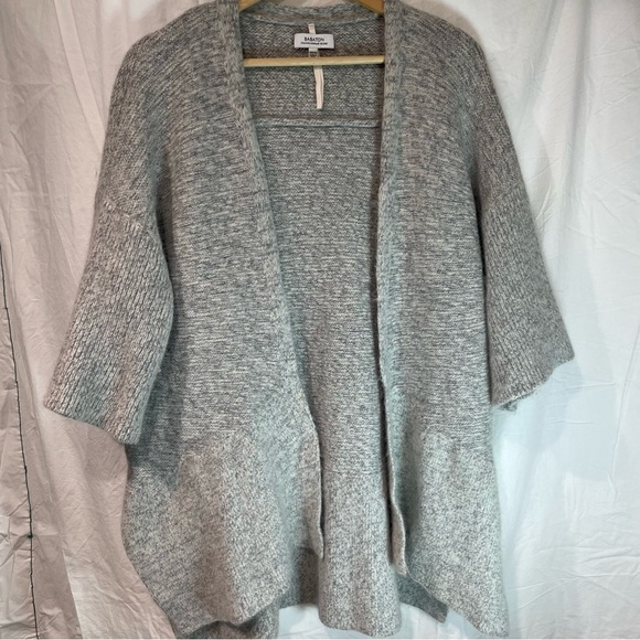 Babaton Heather Gray Open-Front Cardigan - Picture 1 of 4